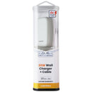 Ventev (30W) USB-C Wall Charger and USB-C to Lightning 8-Pin Cable Combo - White