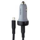 Ventev (30W) USB-C Car Charger + Cable (USB-C to Lightning 8-Pin) - Gray/Black