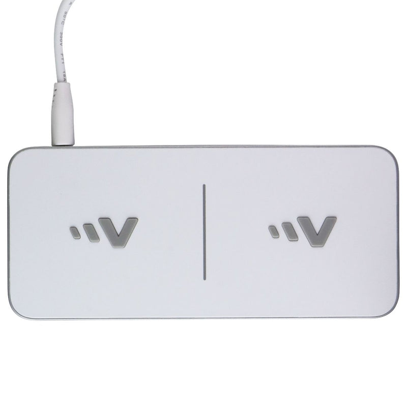 Ventev (15W) Qi Wireless Universal Ultrafast Dual Charging Pad - White