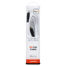 Ventev 6 Foot USB-C to Lightning 8-Pin Tangle Free Flat Cable - White