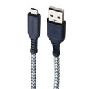 Ventev 6 Foot Braided High Speed USB-A to Micro-USB Cable - Gray