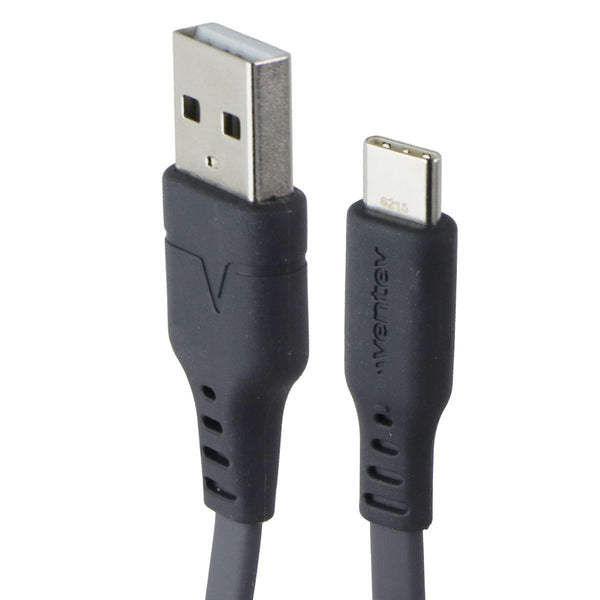 Ventev 3.3 Foot USB-A to USB-C High Speed Flat Cable - Gray