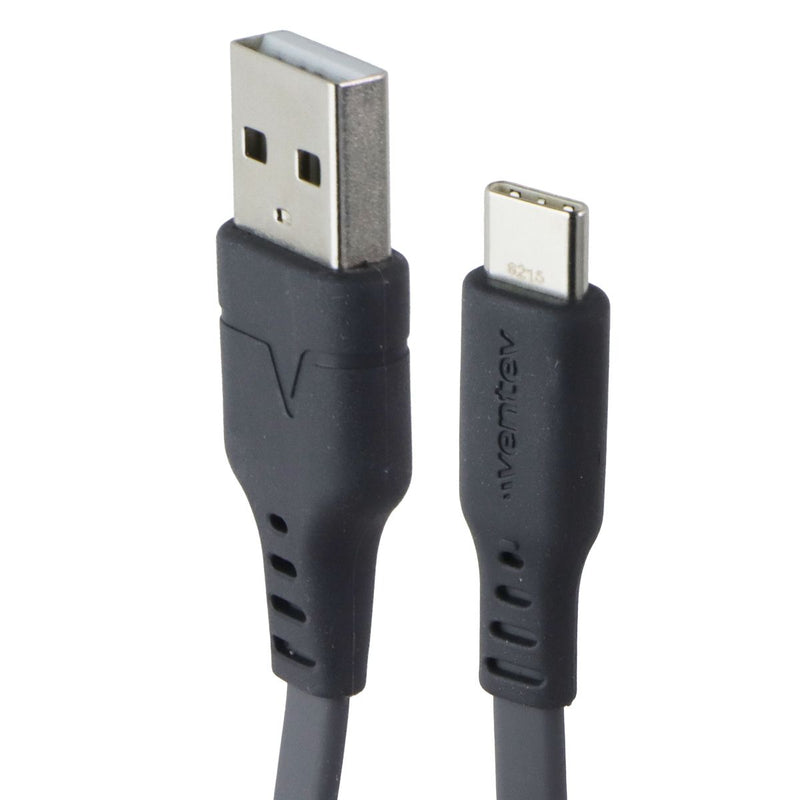 Ventev 3.3 Foot USB-A to USB-C High Speed Flat Cable - Gray