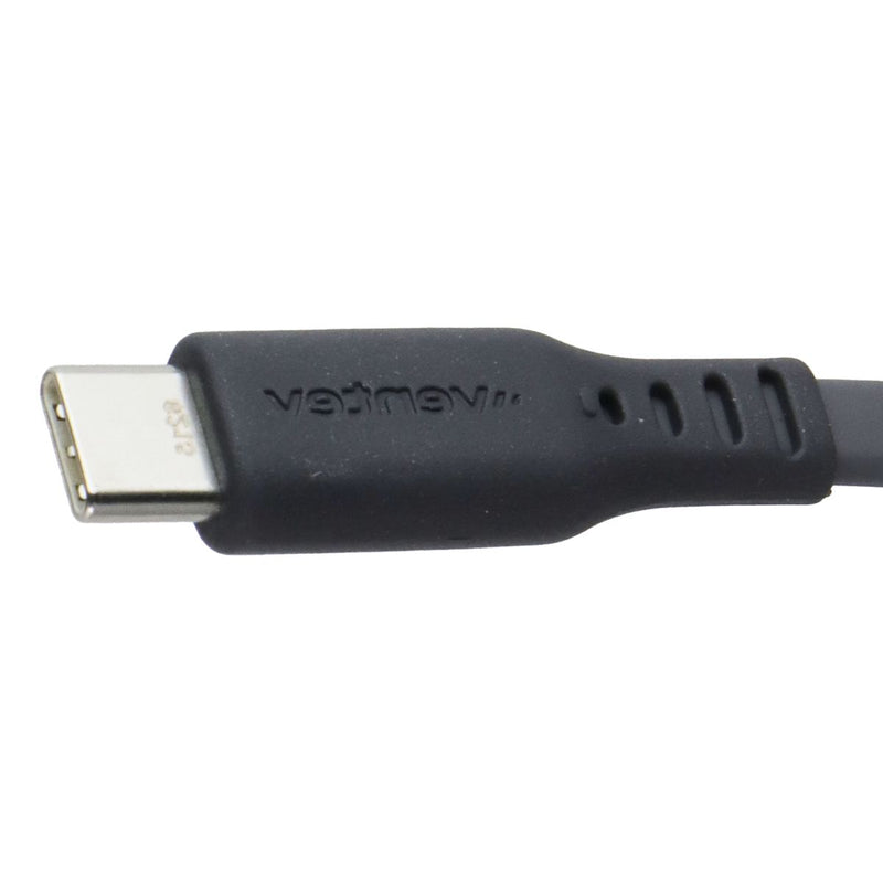 Ventev 3.3 Foot USB-A to USB-C High Speed Flat Cable - Gray