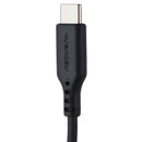Ventev (27W) Dual Ultra Fast USB-A Car Charger with USB-C Connected Cable - Gray