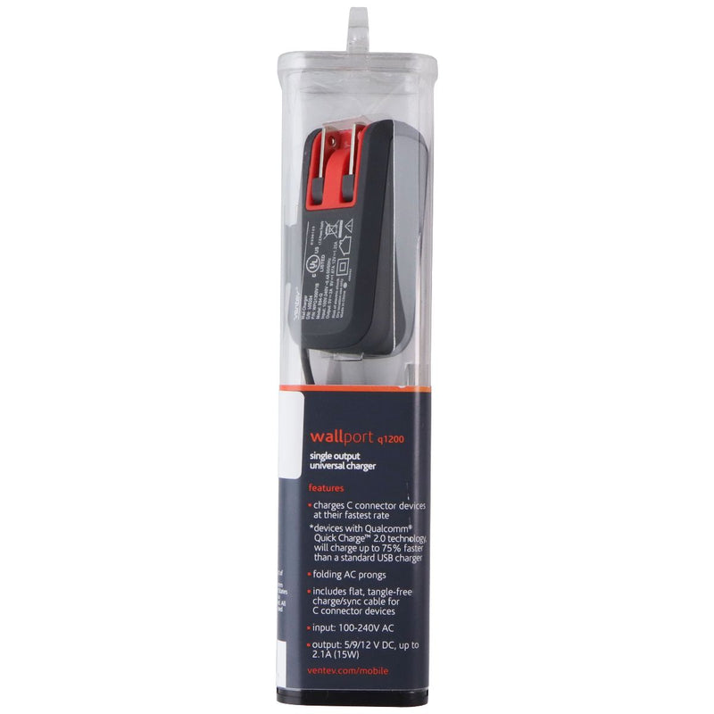 Ventev ( 505905 ) 3.3Ft Wall Charger & Cable for USB- C Devices - Gray