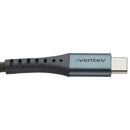 Ventev (10-Foot) Alloy Ultra Durable High Speed USB-C to USB-C Cable - Gray
