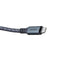 Ventev (3-Foot) Tangle-Free Charge/Sync Helix Coiled USB-C to 8-Pin Cable - Gray