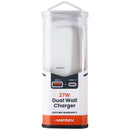 Ventev 27W USB-A/USB-C Dual Port Wall Charger - Gray