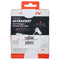 Ventev 27W Dual Car Charger (USB-A Port + Connected 8-Pin Cable) - Gray/Black
