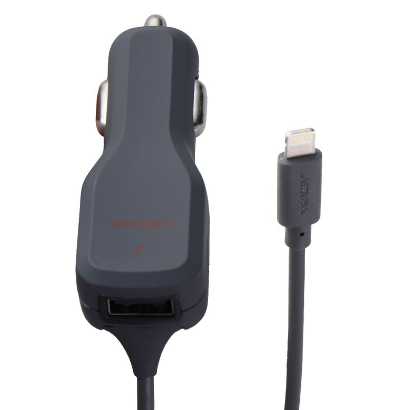 Ventev 20W Dashport r2400c Dual Car Charger with-USB A and Lightning 8-Pin