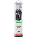 Ventev 6 Foot USB-A to USB-C High Speed Tangle Free Flat Cable - Gray