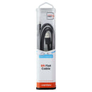 Ventev (6-Foot) USB-A to Micro-USB High Speed Tangle Free Flat Cable - Gray