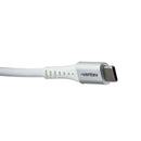 Ventev (10-Ft) Alloy Braided USB-C to Lightning 8-Pin MFi Cable - White