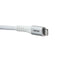 Ventev (10-Ft) Alloy Braided USB-C to Lightning 8-Pin MFi Cable - White