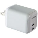 Ventev 65W Dual USB-C GaN Ultrafast Mini Wall Charger - White