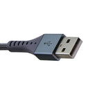 Ventev 10 Foot Alloy High Speed USB-A to Lightning 8-Pin Cable - Gray