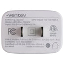 Ventev 5V/3A 20W USB-C Switching Adapter Wall Charger - White ASPD43a-P20W12