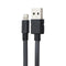 Ventev (5V) Dual Port (USB-A) Wall Charger with 8-Pin (3.3-Ft) Flat Cable - Gray