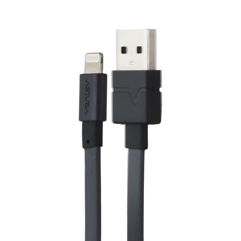 Ventev (5V) Dual Port (USB-A) Wall Charger with 8-Pin (3.3-Ft) Flat Cable - Gray