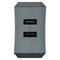 Ventev (504859) 3.3Ft 2port Wall Charger & Cable for Micro USB Devices - Gray