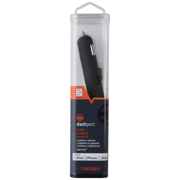 Ventev Dashport r2240 Dual Port Car Charger for iPhones - Gray