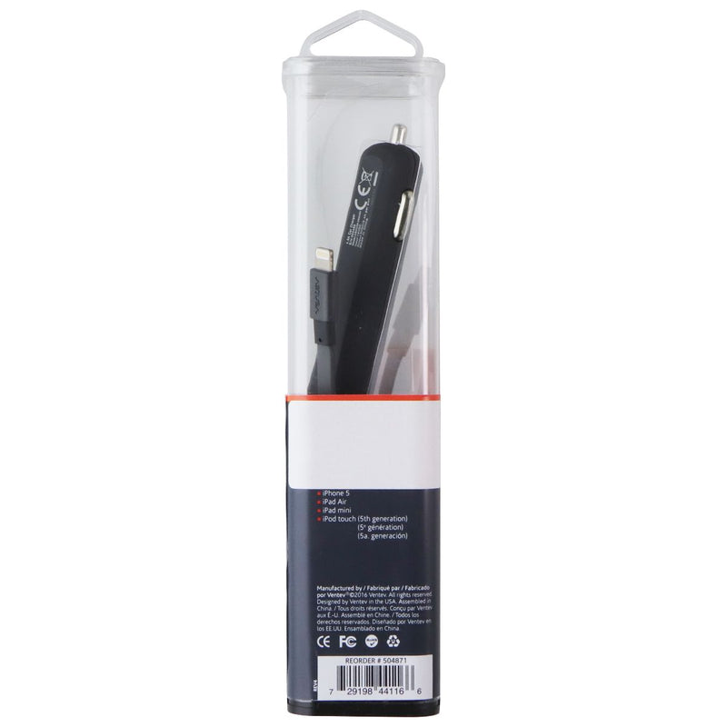 Ventev Dashport r2240 Dual Port Car Charger for iPhones - Gray