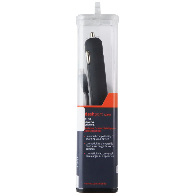 Ventev Dashport r2240 Dual Port Car Charger for iPhones - Gray