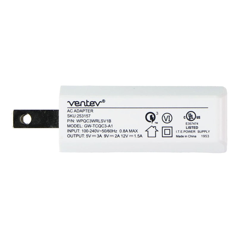 Ventev Wireless WatchDock Duo Charging Station (WWDDWINTVNV) - White / Gray