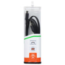 Ventev 3.3-Foot USB-A to USB-C Tangle Free Flat Cable - Black