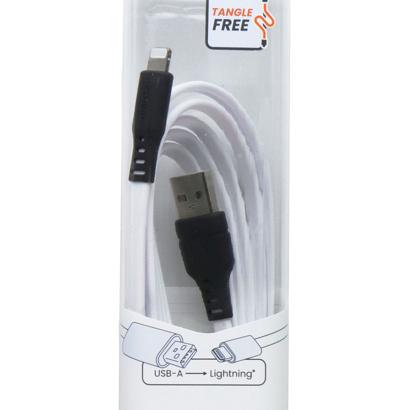 Ventev (6-Foot) USB-A to 8-Pin Charge and Sync Flat Cable for Apple - White