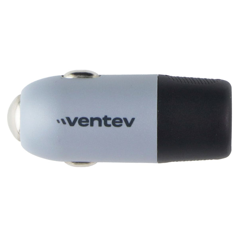 Ventev (12W) Single Port USB-A Rapid Charge Car Charger - Gray/Black
