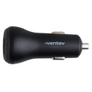 Ventev 32W Dual Port USB-A & USB-C Ultra Fast Car Charger - Black