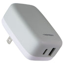 Ventev 27W (USB-A + USB-C) Dual Port Ultra Fast Wall Charger - Gray / White