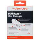Ventev (12W) USB-A Single Port UltraFast Car Charger - Gray/Black