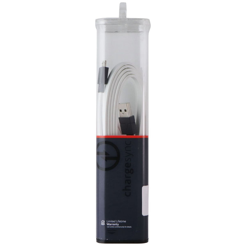 Ventev (514335) 6Ft Charge/Sync Flat Cable for Micro USB Devices - White/Gray