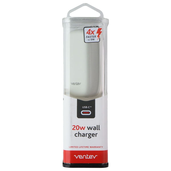 Ventev (20W) USB-C Port Wall Charger - White