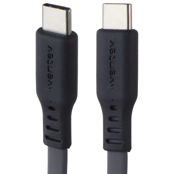 Ventev (6 Foot) USB-C to USB-C Flat Charge and Sync Cable - Gray