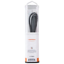 Ventev 6-Foot USB-A to Lightning 8-Pin Charging and Data Sync Flat Cable - Gray