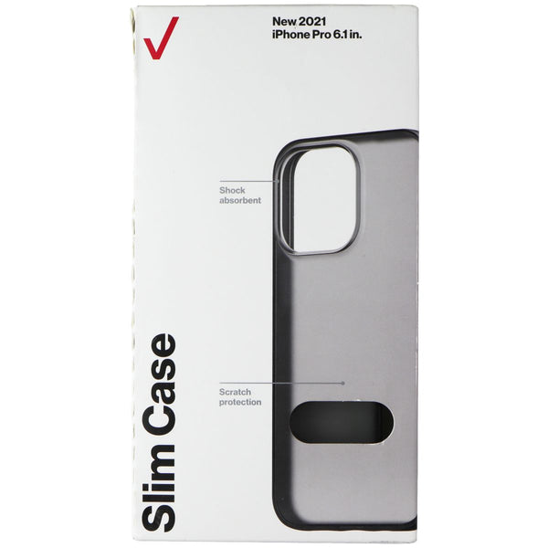 Verizon Slim Sustainable Hard Case for Apple iPhone 13 Pro - Black/Smokey