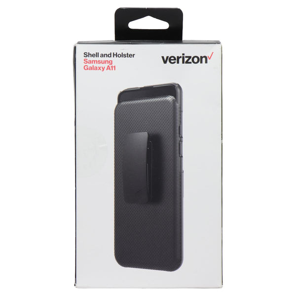 Verizon Shell and Holster Combo Case for Samsung Galaxy A11 - Black