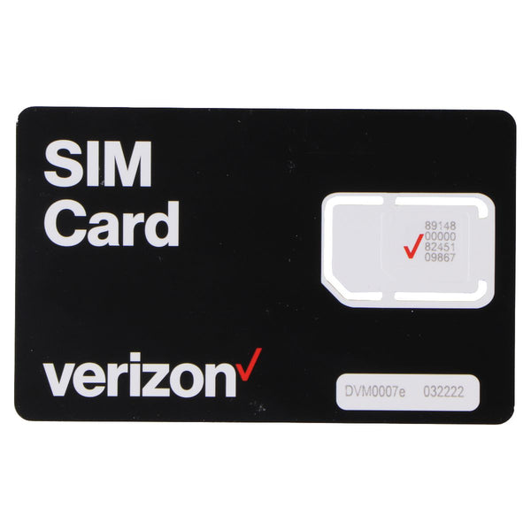 Verizon SIM Card (M2MTCSIM-TRI-NR-D) 3 Size Cutout