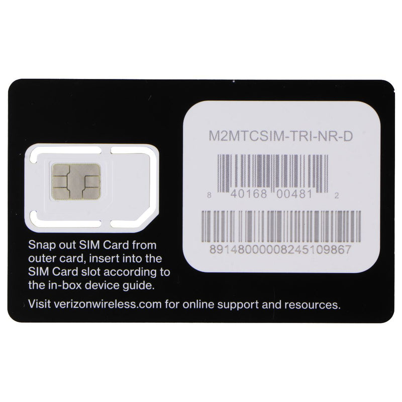 Verizon SIM Card (M2MTCSIM-TRI-NR-D) 3 Size Cutout