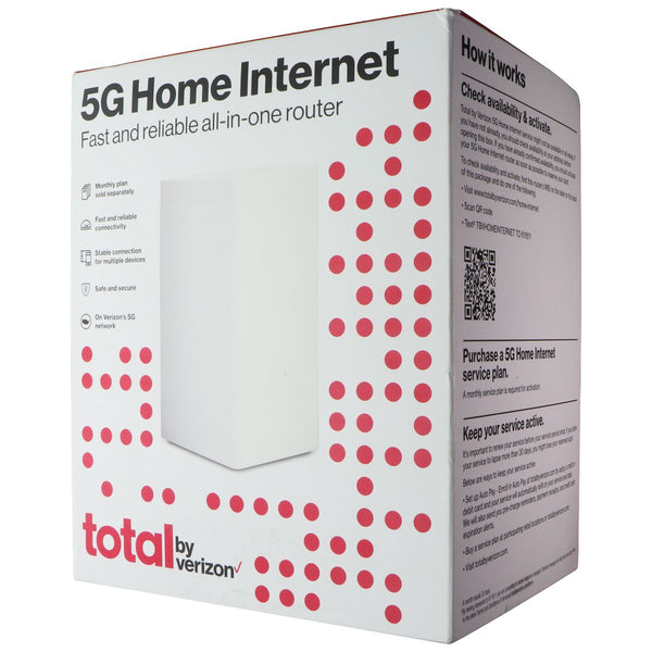 Total by Verizon 5G Home Internet All-in-One Router - White (SLV-TVFWF100V5L)