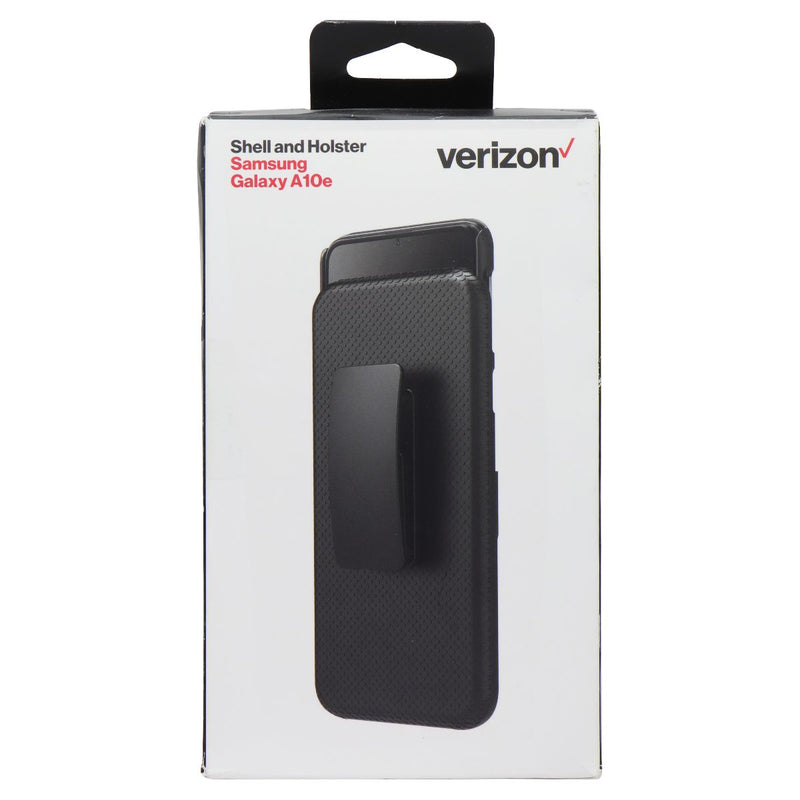 Verizon Shell and Holster Combo Case for Samsung Galaxy A10e - Black