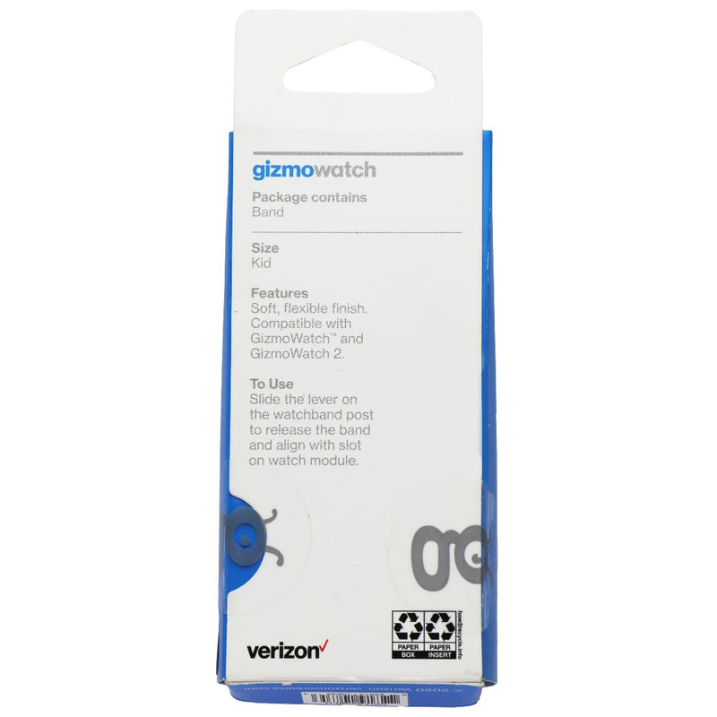 Verizon GizmoWatch Band for GizmoWatch 3/GizmoWatch 2 - Blue (Kids Band)