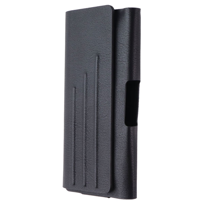 Verizon Universal Pouch Case w/ Clip for Most Medium Smartphones - Black Leather