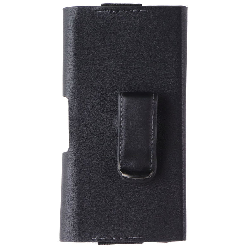 Verizon Universal Pouch Case w/ Clip for Most Medium Smartphones - Black Leather