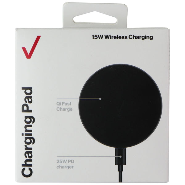 Verizon (15W) Qi Wireless Charging Pad - Black (WC15WGGLBLK-A)