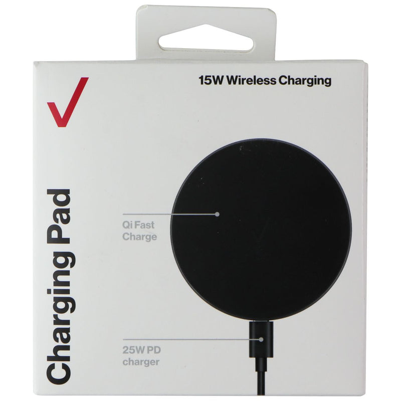 Verizon (15W) Qi Wireless Charging Pad - Black (WC15WGGLBLK-A)